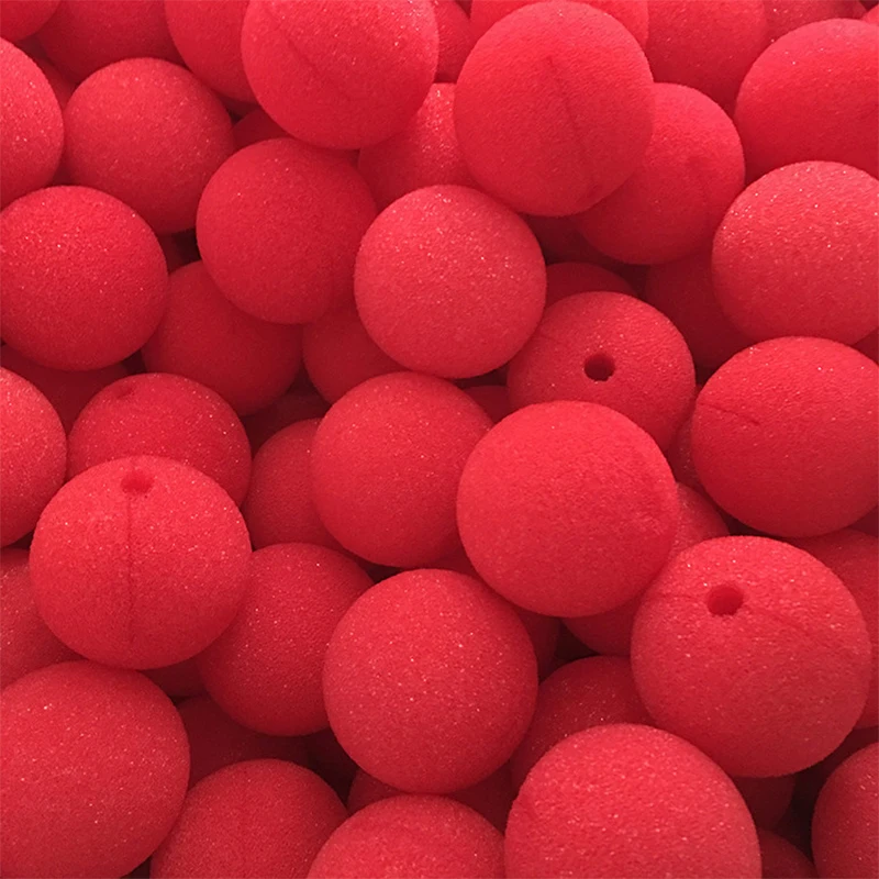 

Halloween Cosplay Makeup Funny Props Clown red nose red Sponge Nose