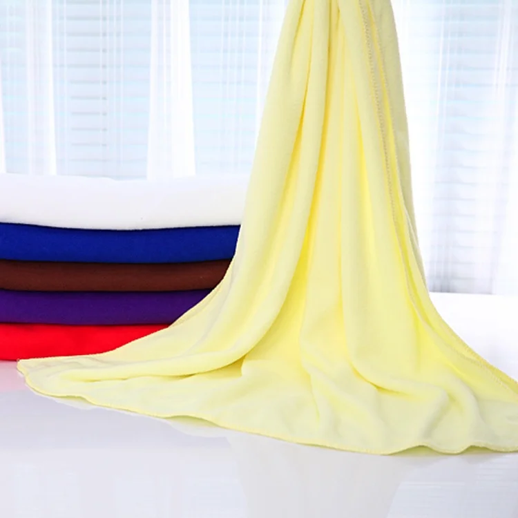10 Color New Fashion Soft Microfibre Beach Bath Towel Swim Washcloth Lightweight Large Towel Sports Travel Accessories