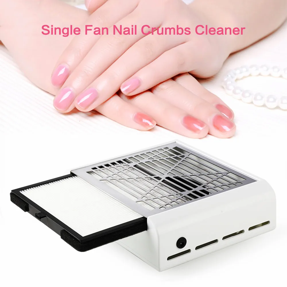 

40W Strong Power Nail Dust Collector Vacuum Cleaner Nail Fan Art Salon Suction Dust Collector Nail Beauty Tool Desk Dusk Catcher