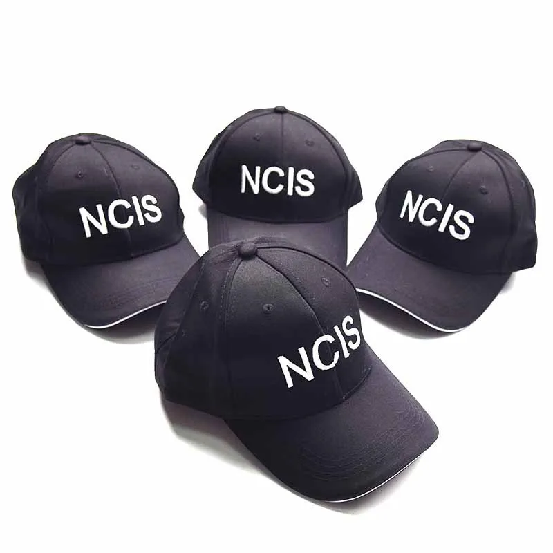 Топ дешевая шапка NCIS шапка с вышивкой специальные агенты логотип шляпа морской следственный отдел Кепка кино регулируемая бейсболка