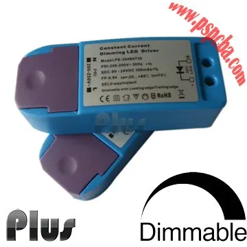 

Triac constant current dimmable 4~7W 350mA led driver with CE and SAA certificate,12~24VDC