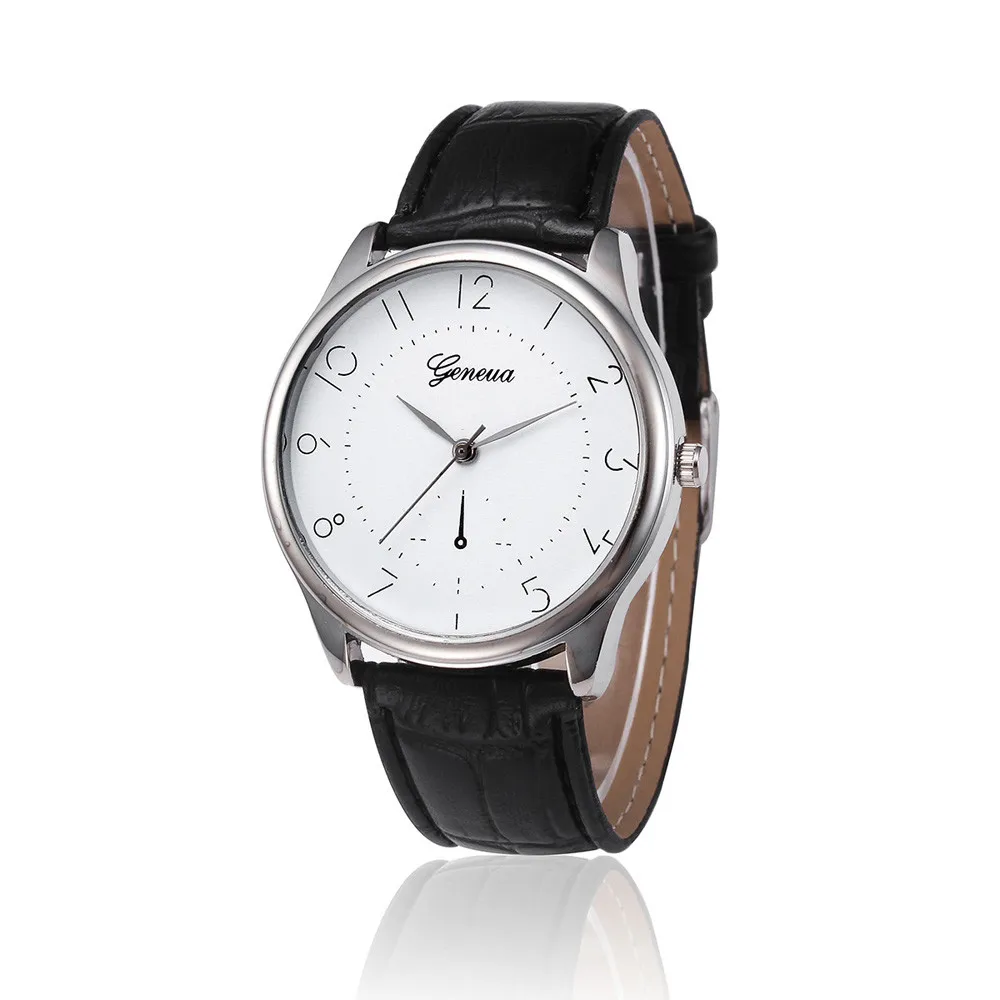 

Mens Watch Retro Design Leather Band Quartz Wrist Watch heren horloge zegarki meskie relojes para hombre relojes hombre montres