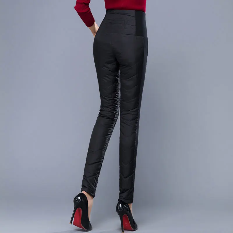 Женские зимние брюки с высокой талией размеры до 4XL|woman pants trousers|down trousersfashion trousers |