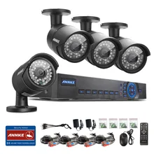 ANNKE HD 720P 8CH DVR AHD IR CCTV Video Home Surveillance Security Camera System