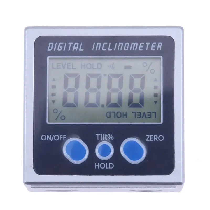 

Digital Bevel Box Angle Gauge Meter Digital Protractor 360 Degrees Magnets Base Digital Inclinometer Electronic Protractor
