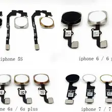 Для iphone 6s Кнопка основного меню с гибким кабелем для iphone 5s iphone 6 6plus 6s 6s plus iphone 7/7plus полная сборка Запасная часть