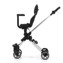 High landscape baby trolley portable folding child two-way baby stroller four-wheel shock absorber travel artifact baby carriage baby stroller aiqi leather two way four wheel baby car shock absorbers folding trolley brand baby strollers baby wheels