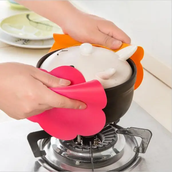 Heating Pad For Induction Cooker Insulation Pot Mat Heat Resistant Tableware Mat Silicone Flower Shape Mats Kitchen Accessories Mat Kitchen Pad Padinduction Pad Aliexpress