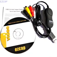 Новинка Linux USB2.0 UVC видео карты, преобразование аналогового аудио-видео в цифровой Оконные рамы, Mac, linux и Android OS