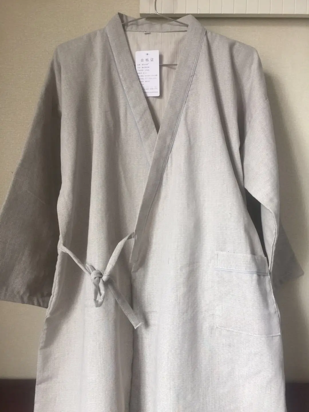 Хлопковое газовое кимоно мужской банный халат мягкий легкий юката мужской пеньюар халат для мужчин