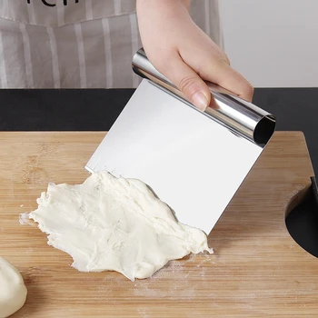 

vanzlife stainless steel cut baking tools for cutting panel scratch board intestinal powder shave shovel blade cut the dough
