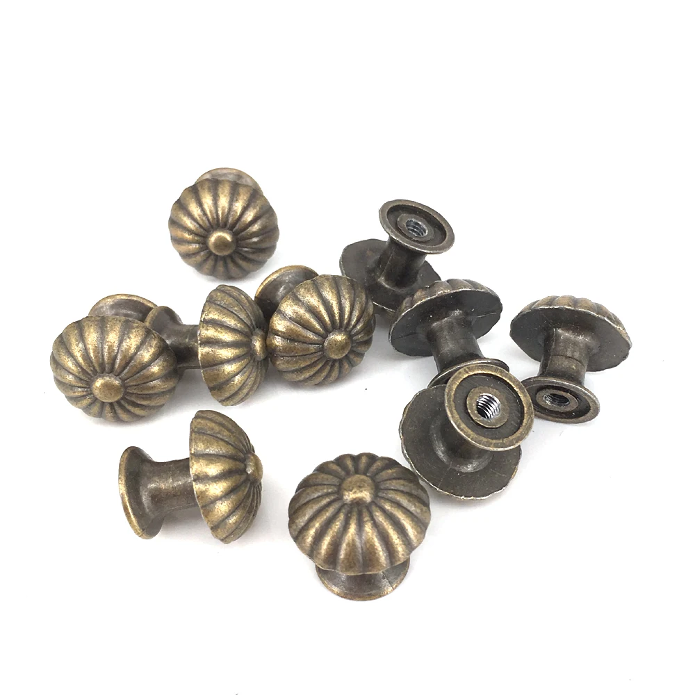 10pcs 18*17mm Vintage Small Case Cupboard Drawer Pull Handle