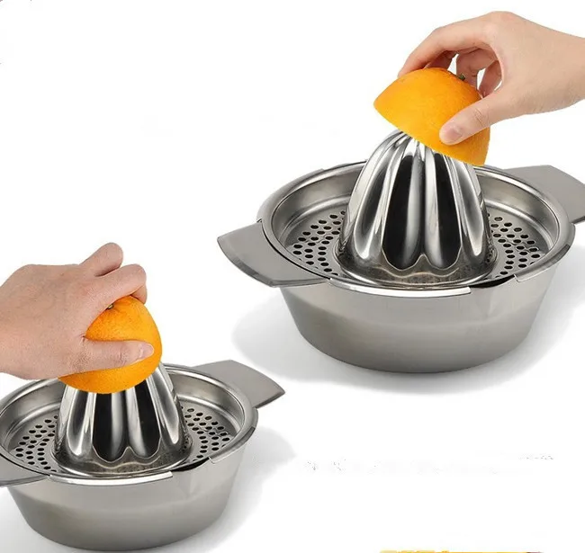1PC Stainless Steel Lemon Squeezer Manual Juicer For Orange Squeezer