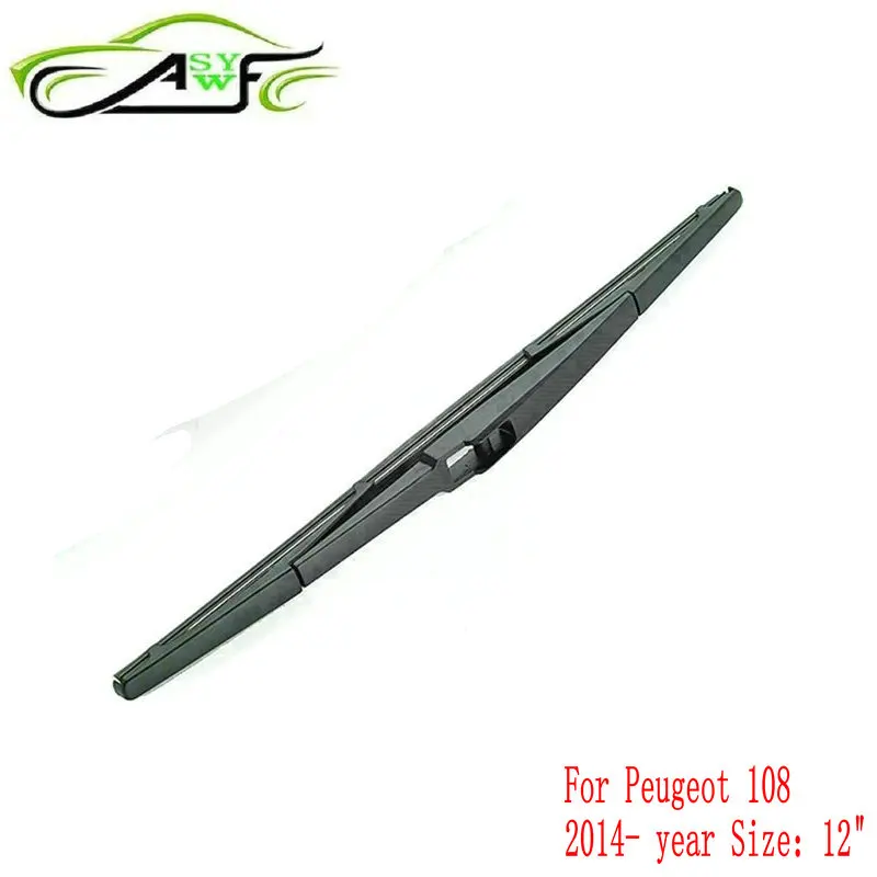 

Car rear wiper blades For Peugeot 108 (from 2014 onwards) 12" Soft Rubber WindShield Wiper Blade
