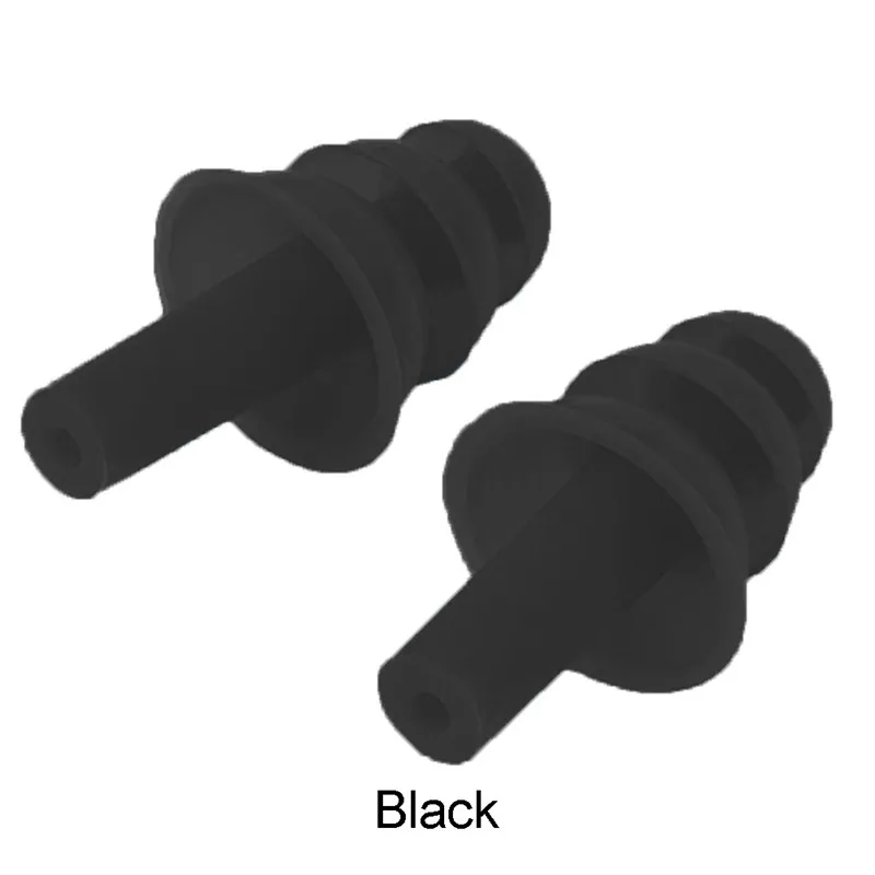 1 пара упакованных в коробку комфортных ушных затычек против шума силиконовые мягкие ушные затычки для плавания силиконовые защитные для сна ушные затычки - Цвет: Black