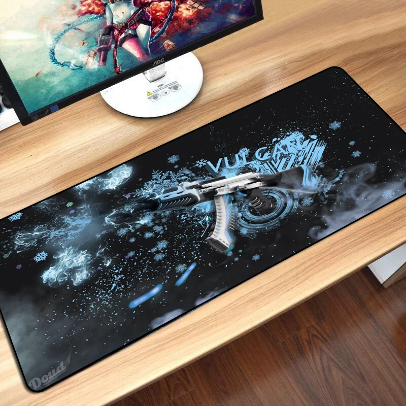 CS GO Gamer Mouse Pad Durable Non-slip Keyboard Mouse Mat Hyper beast AWP Boyfriend Best Gift Overlock Edge Big Gaming Pad