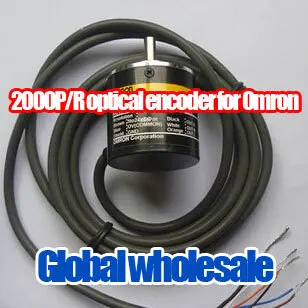 

1pcs E6C3-CWZ3XH rotary encoder / 2000P/R optical encoder for Omron / photoelectric encoder speed inkjet printer