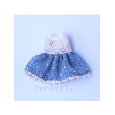 1 шт. кукла Мода майка Onesie платье для Ixdoll, Holala, Ob11, 1l8 BJD аксессуары для кукол - Цвет: color 1