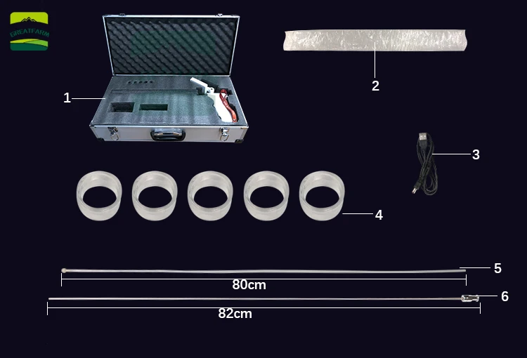 Визуальный эндоскоп с изображением коровы, свиньи, овцы, оленя, спермы, AI, пистолет, устройство для искусственного осеменения, ветеринарное устройство для разведения