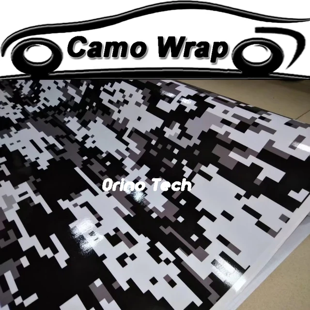 Pixels digital camouflage vinyl wrap black white camouflage sticker film car motorcycle truck wrapping matte Pixels digital camouflage vinyl wrap black white camouflage sticker film car motorcycle truck wrapping matte