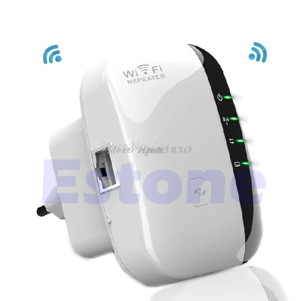 

1 SET EU Plug Wireless N802.11N WPS Wifi 300Mbps Repeater Network AP Router Range ExpanderDrop Shipping