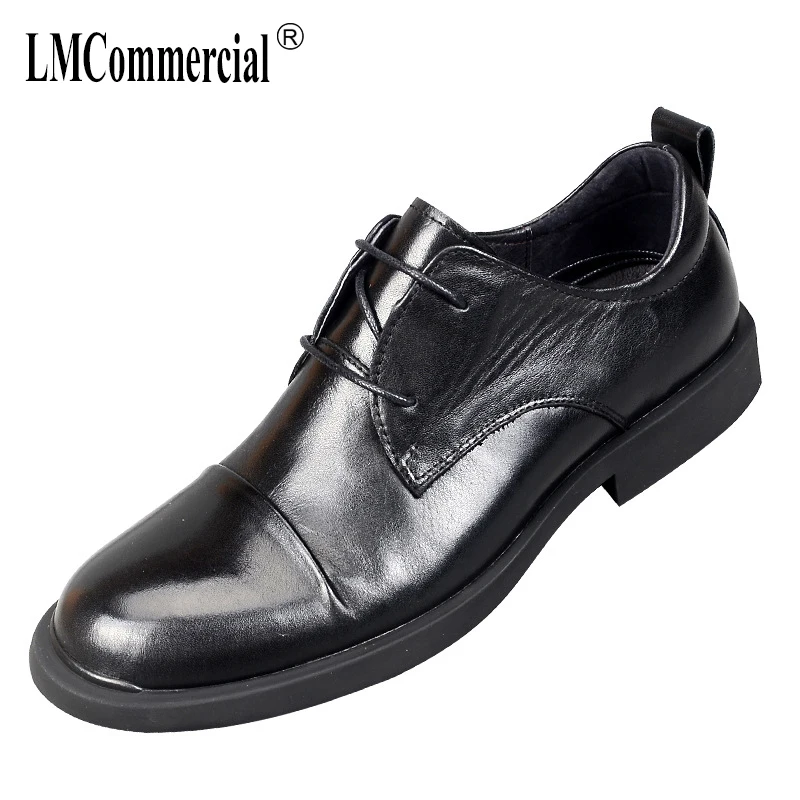 

autumn winter British retro Genuine leather men's casual lace-up shoes creative trend shoes men all-match cowhide dress shoes