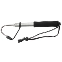 Телескопическая Выдвижная рыба Gaff нержавеющая ледяная Морская Рыбалка Копье Крюк снасти