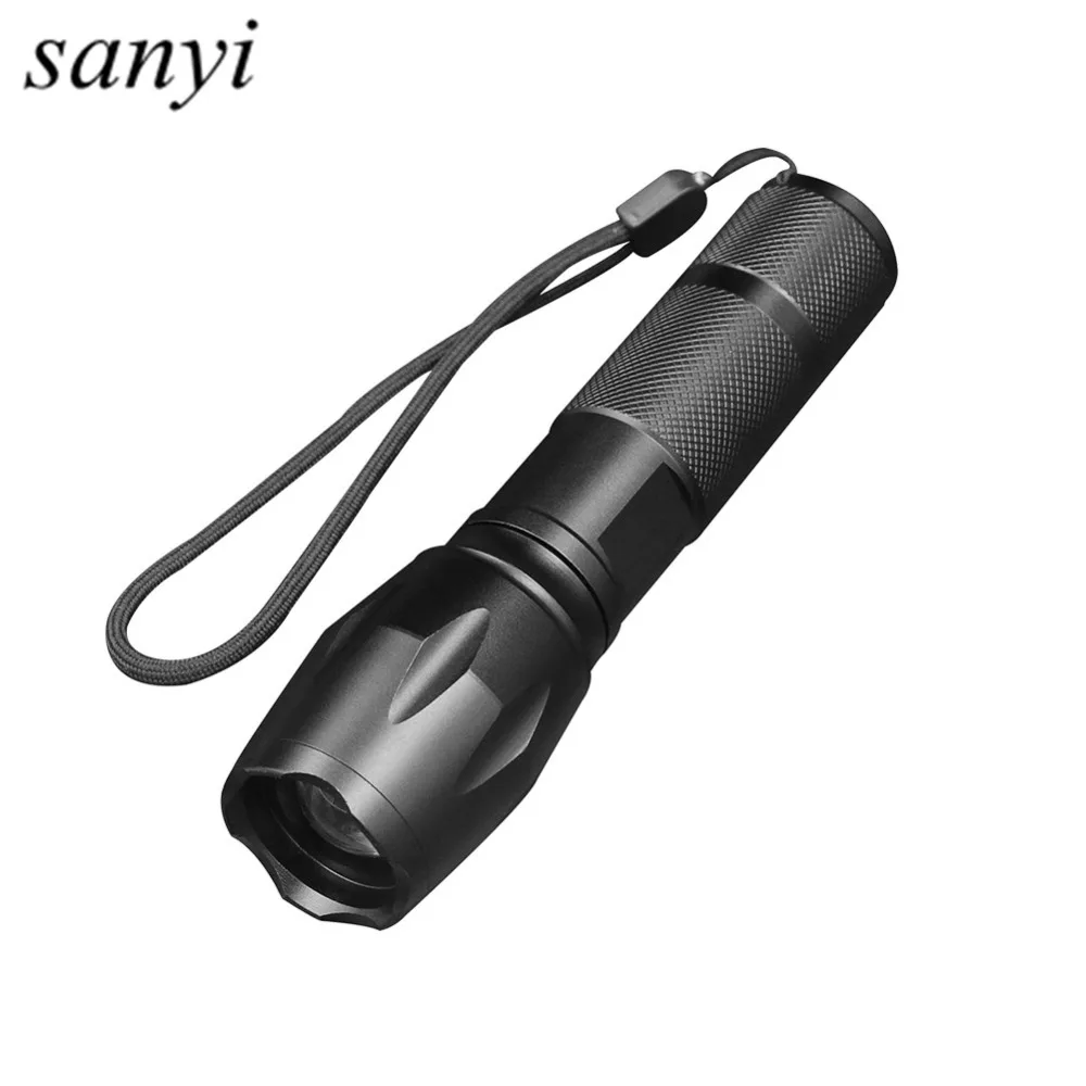 

USB Charging Waterproof 2000 Lumen 3 Mode XML-T6 LED Flashlight Zoomable Flashlight Torch Light for Camping By 18650+USB Cable