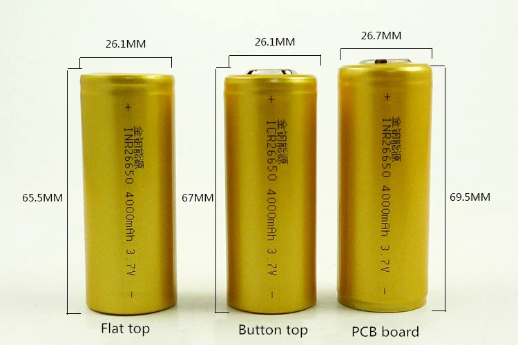 С BMS (MOS) king Kong ICR 26650 4000 мАч литий-ионная батарея li-ion 3.7 В 3.6 В Перезаряжаемые платные Батарея ячейки для Источники питания