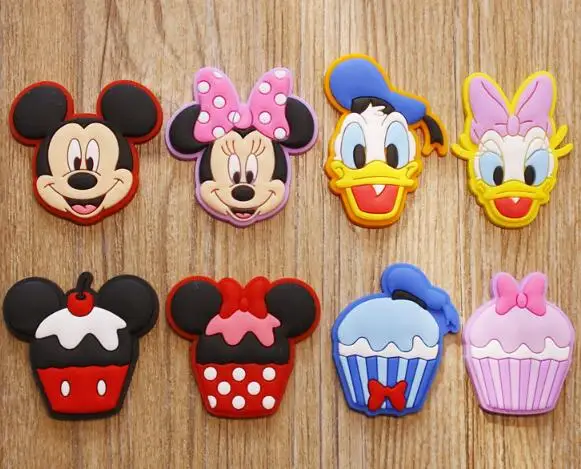

Hot Sale ! 100pcs Cartoon minnie mickey PVC Craft Accessories Decor, Embellishment DIY Making Z01