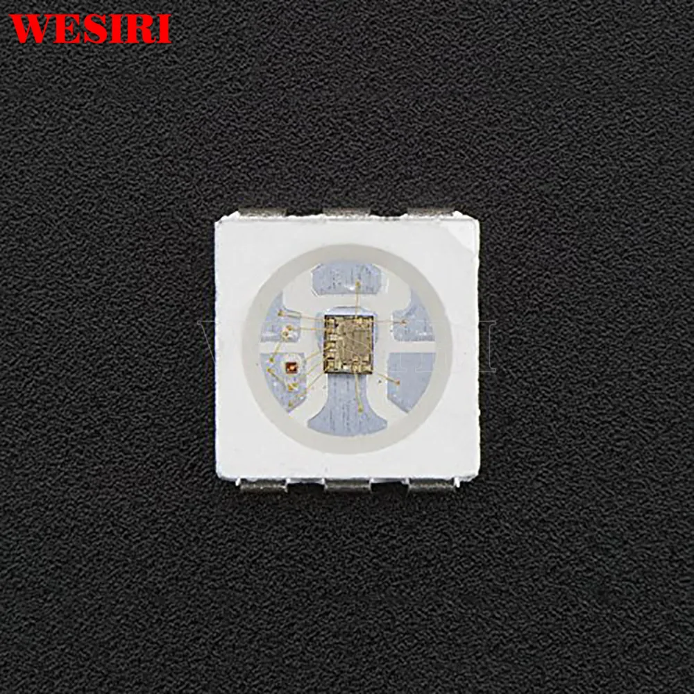 10 1000 шт. APA102 LED s Chips APA 102C SK9822 IC SMD 5050 RGB для светодиодной ленты панель освещения