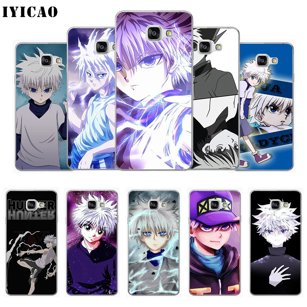 

IYICAO Killua Zoldyck hunter x hunter Soft Silicone Phone Case for Samsung A10 A30 A40 A50 A70 M10 M20 M30 TPU Cover