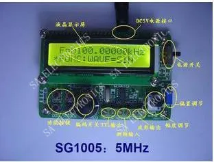 

[BELLA]SG1005 DDS source full-function signal generator with 60MHz Frequency Counter DDS mode (APA2)--5PCS/LOT