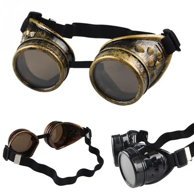 2016 Unisex Gothic Vintage Victorian Style Steampunk Goggles Steampunk