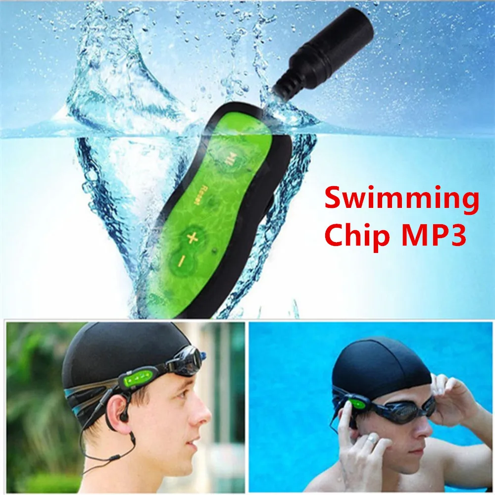 Swimming MP3 Player Sport Music 4GB MP3 Diving Waterproof IPX8 Water ...