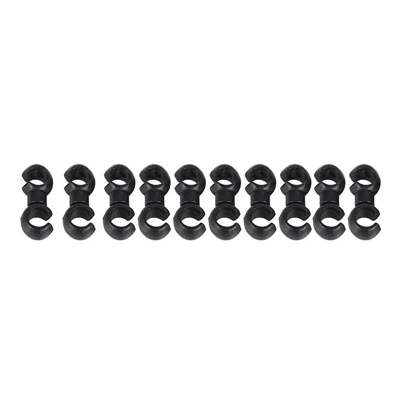

Plastic S Shaped Hook Clips Rotating Bike Brake Cable Tidy Clip Organizer Tool