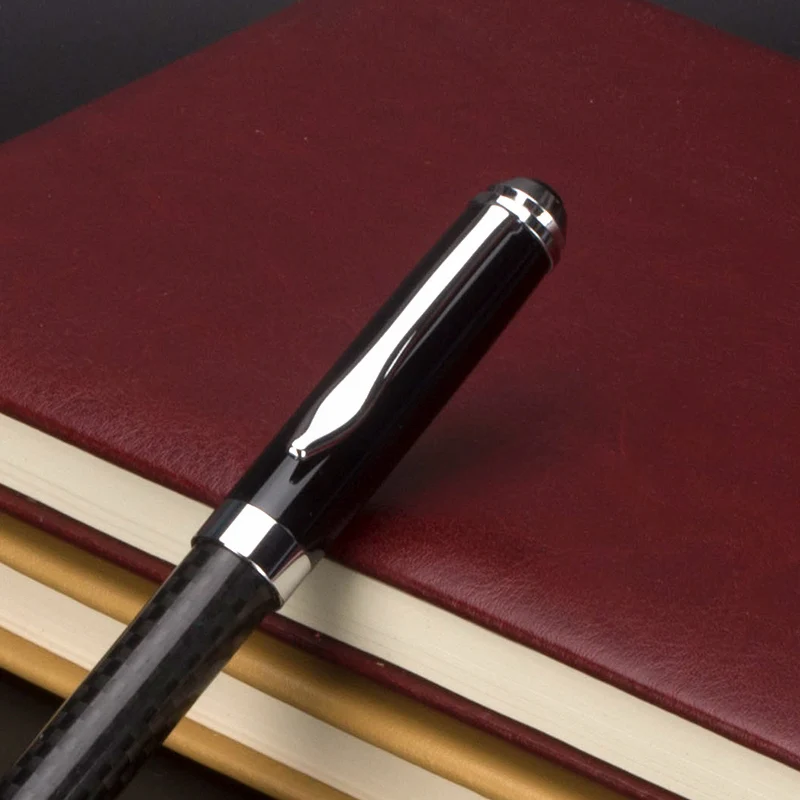 Новейший высокотехнологичный дизайн шариковая ручка офисная, деловая ручка из тяжелого углеродного волокна унисекс шариковая ручка