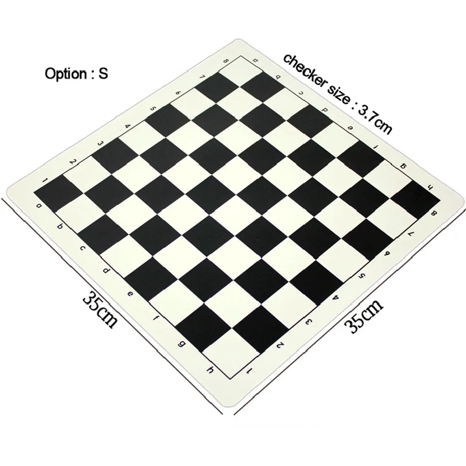 BSTFAMLY пластиковая шахматная игра 35/43/51 см доска 37/47/57 мм Шахматная Складная
