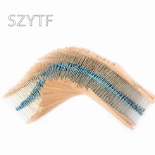 1/6W 1/8 Вт пять-функция управления цветовым кольцом 1% 10 ohm-1M металлического пленочного резистора посылка 30kinds* 20 штук = 600 шт