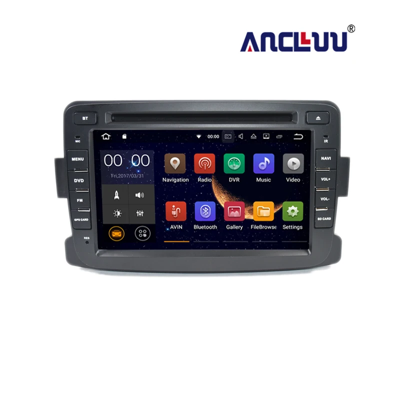1 din Car DVD Radio Player font b GPS b font Navigation for Renault Duster dacia