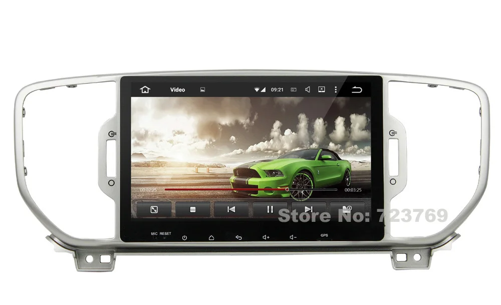 Perfect 9 inch Screen Android 5.1.1 Car DVD Player Media Stereo Auto Radio Entertainment System for Kia Sportage 2014-2016 15