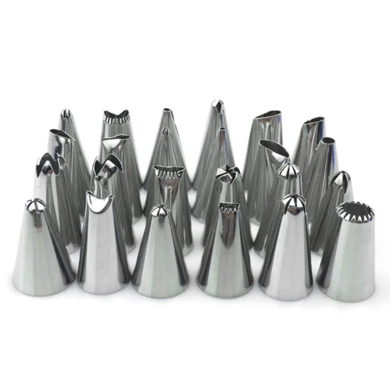 

Nozzle Cake Decorating Tips Stainless Steel Patisserie Baking Tools DIY Decorating Baking Pastry Tool Stencil Cake Tools