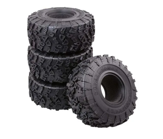 Best Offers Free Shipping 4PCS 2.2 Inch RC Crawler Car Tire Skin Rubber Tire With Foam Fit For Axial SCX10 AX10 Wraith PIT BULL