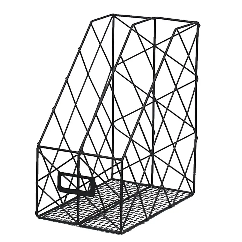 مكتب سطح المكتب التشطيب تخزين الرف رفوف مزدوجة شبكة الحديد تخزين الرف رفوف سطح المكتب كتاب مجلة تخزين مدير إدارة