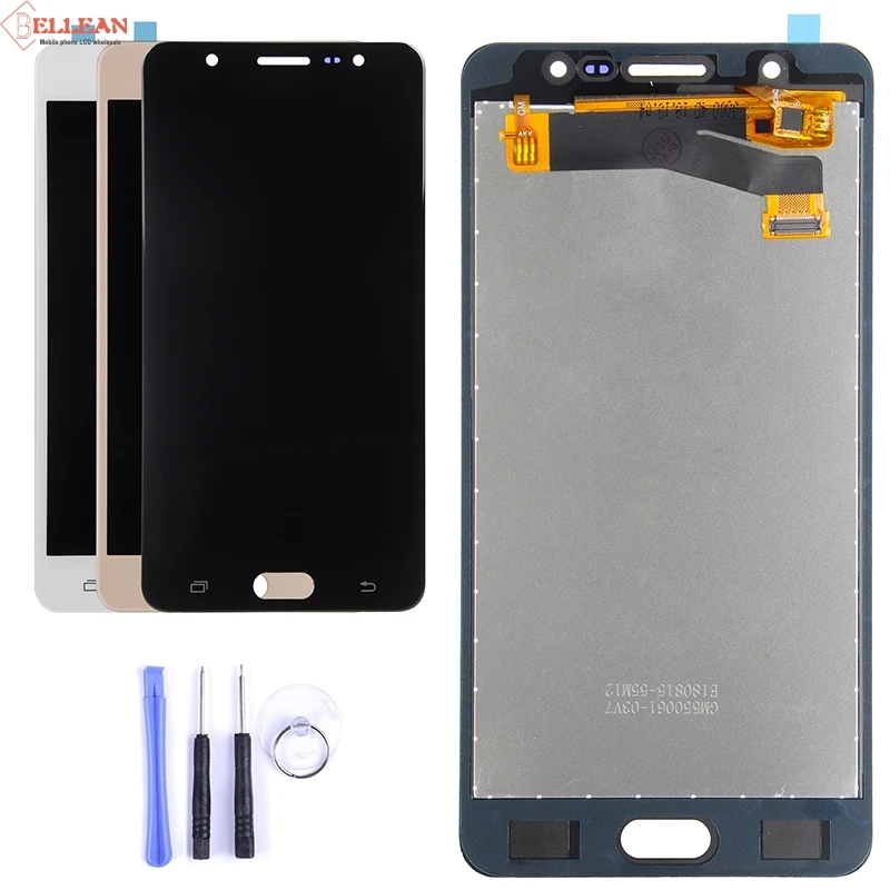 Акция HH G615F G615 Lcd для samsung Galaxy J7 Max Lcd G615 дисплей с кодирующий преобразователь сенсорного экрана в сборе