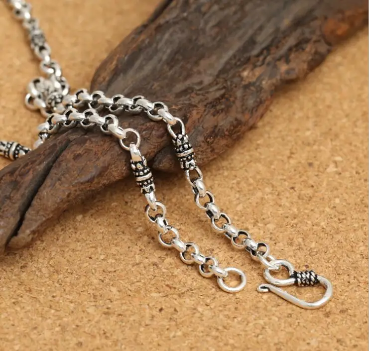 KJJEAXCMY fine jewelry S925 sterling silver men's classic antique