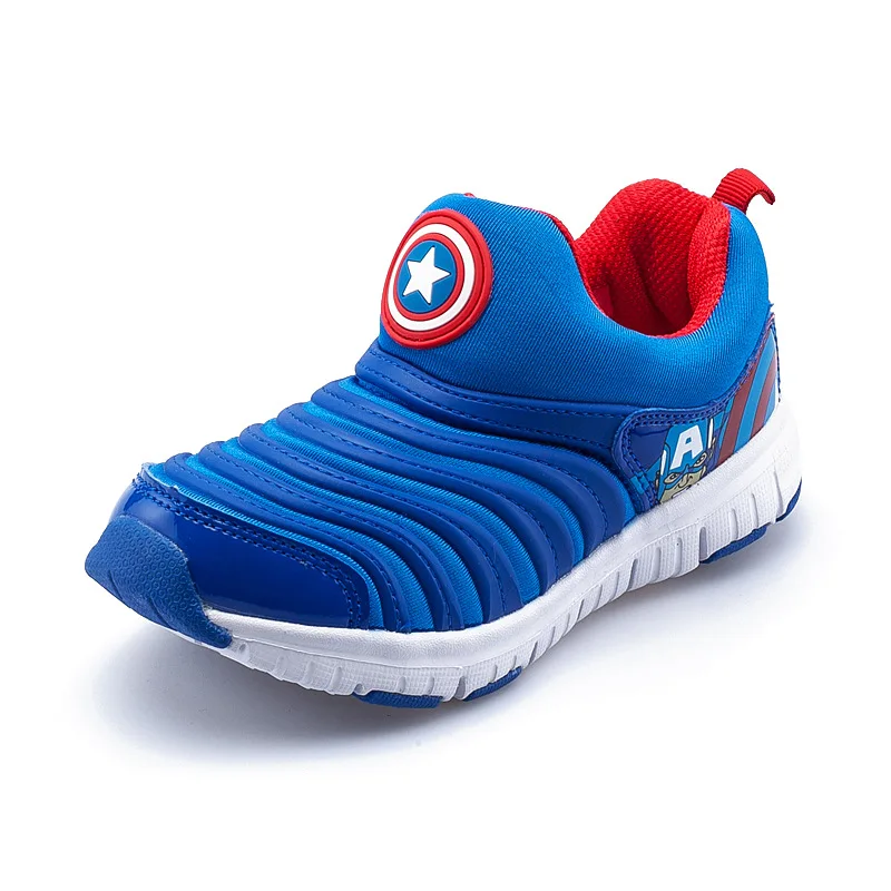 Spring Fall cartoon spider man captain baby boys sneakers for kids skate shoes children fashion Caterpillar shoes 2~13 yrs