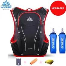 AONIJIE 5L обновленная Сумка для бега на открытом воздухе, рюкзаки для марафона, пешего туризма, велосипедного рюкзака, обновленный жилет с гидратацией