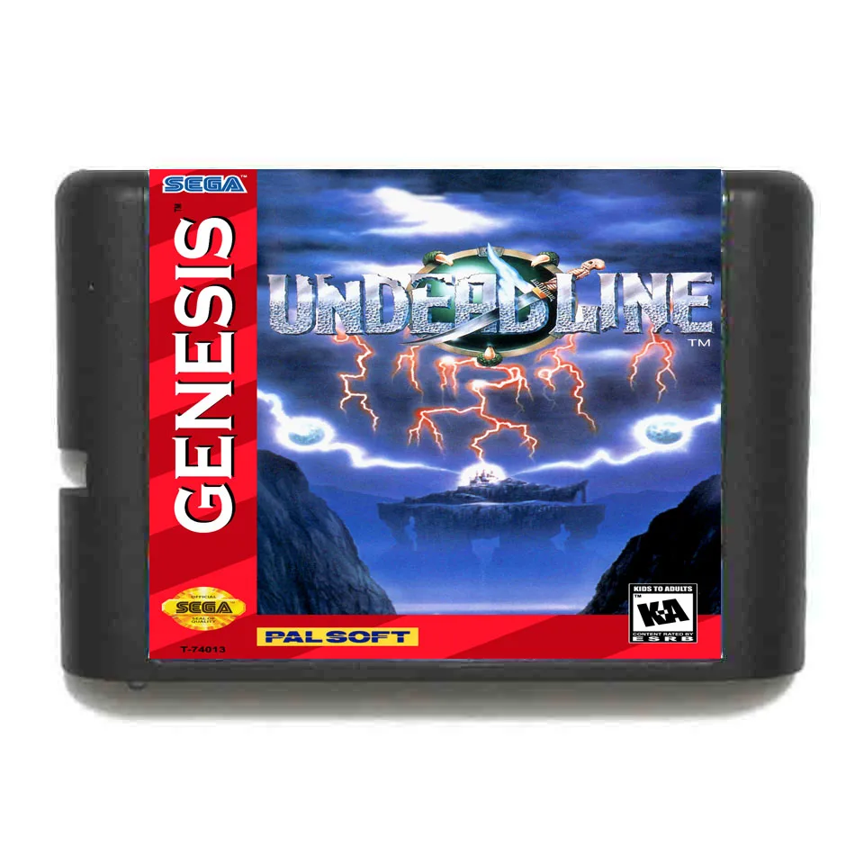 Undead Line 16 bit MD Game Card For Sega Mega Drive For Genesis
