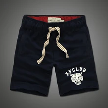 Мужские шорты из хлопка с вышивкой, повседневные спортивные штаны, дышащие штаны